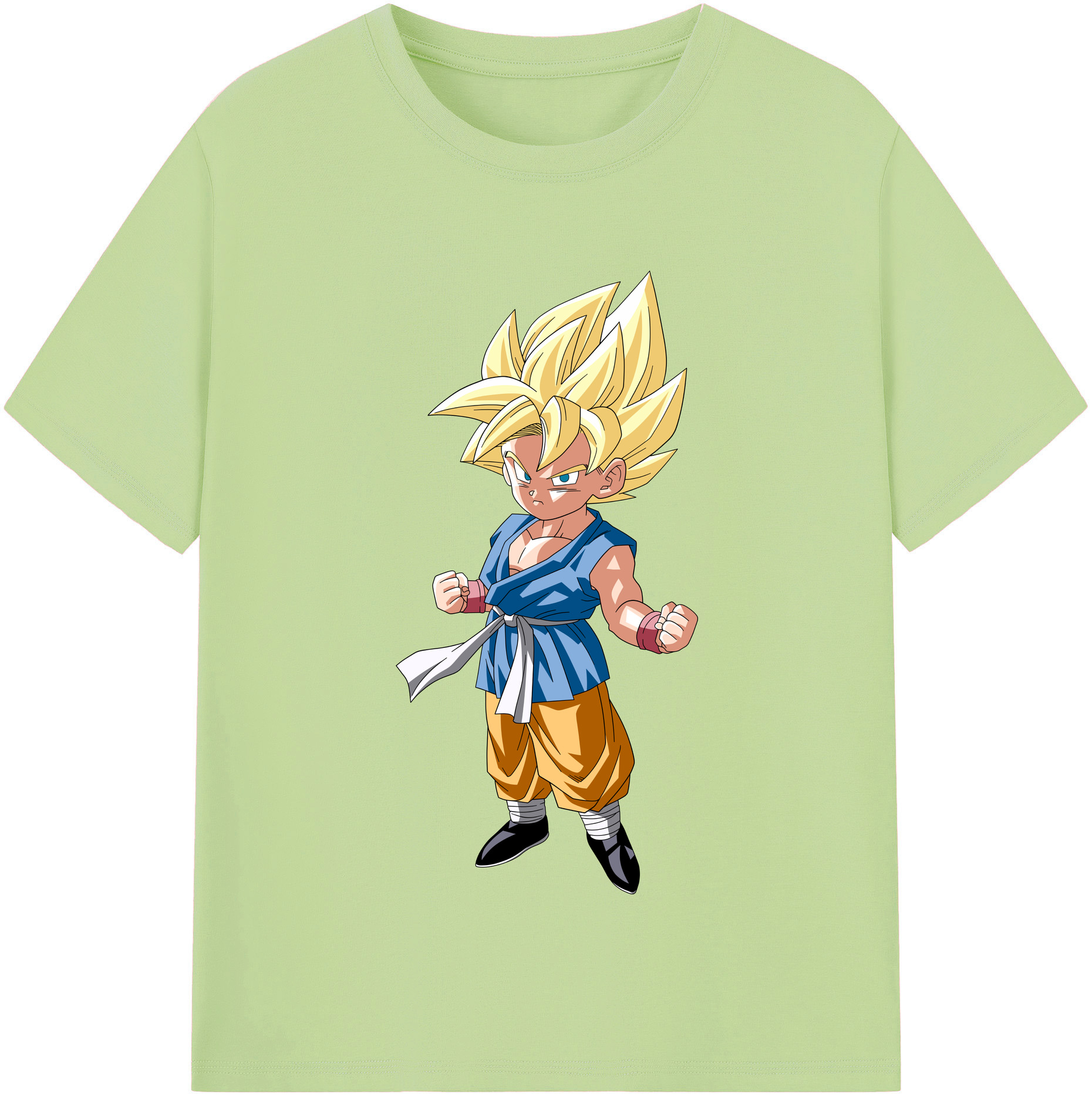 （画像用） ドラゴンボール 孫 悟飯（そんごはん）DRAGON BALL Son Gohan 綿100％半袖Tシャツ（フロントプリント）